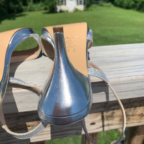 Nina Silver Sparkly High Heels - Picture 5 of 8